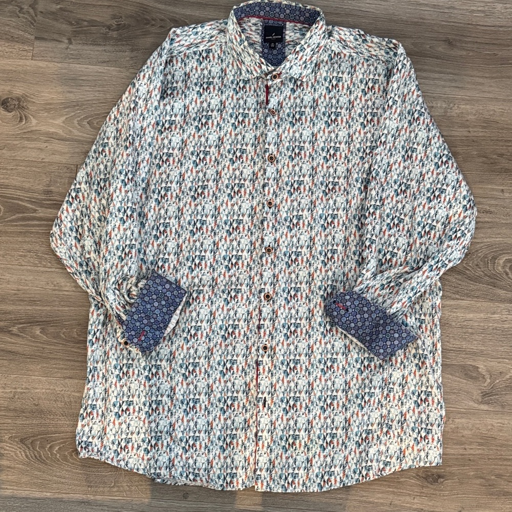 Daniel Hechter Geometric Multicolor Shirt